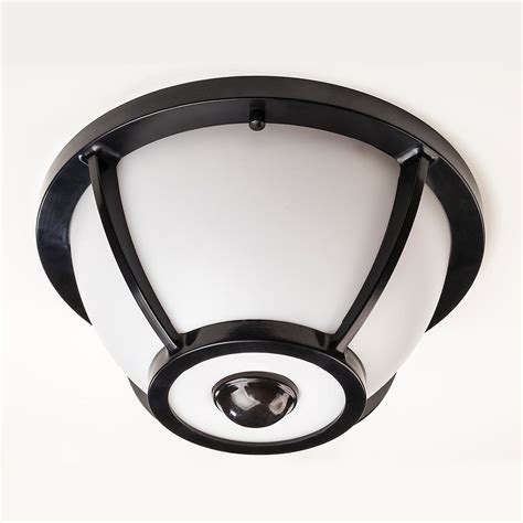 The Defiant, for example, is listed as an indoor device. . Outdoor flush mount motion sensor light